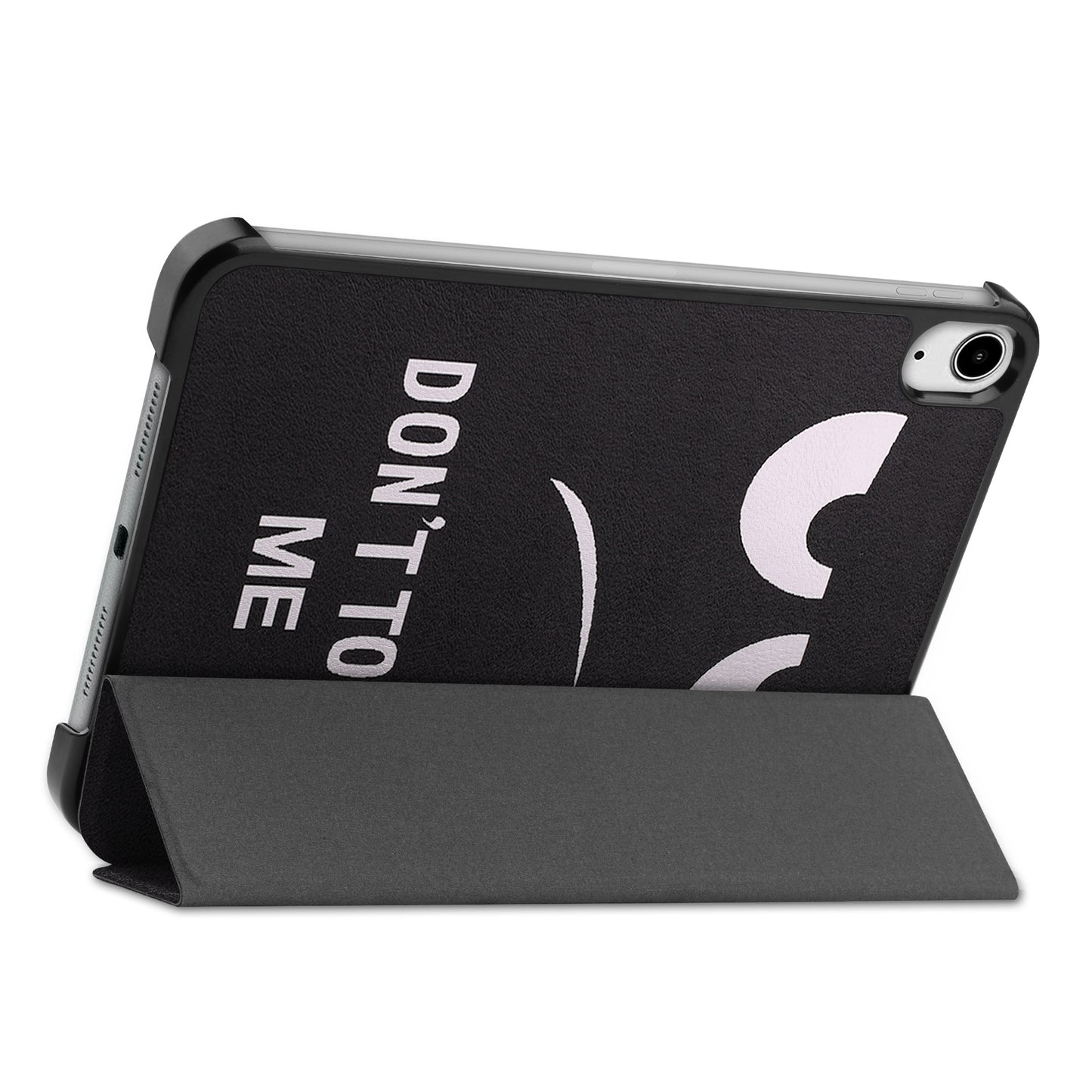Tri-fold Stand Design Dustproof Pattern Printing Leather Tablet Case Cover for iPad mini 6 (2021)