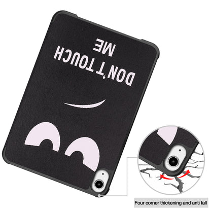 Tri-fold Stand Design Dustproof Pattern Printing Leather Tablet Case Cover for iPad mini 6 (2021)