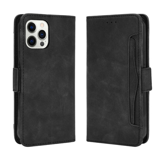 Multiple Card Slots Leather Cell Phone Protective Case with Stand and Wallet for iPhone 13 Pro Max 6.7 inch
