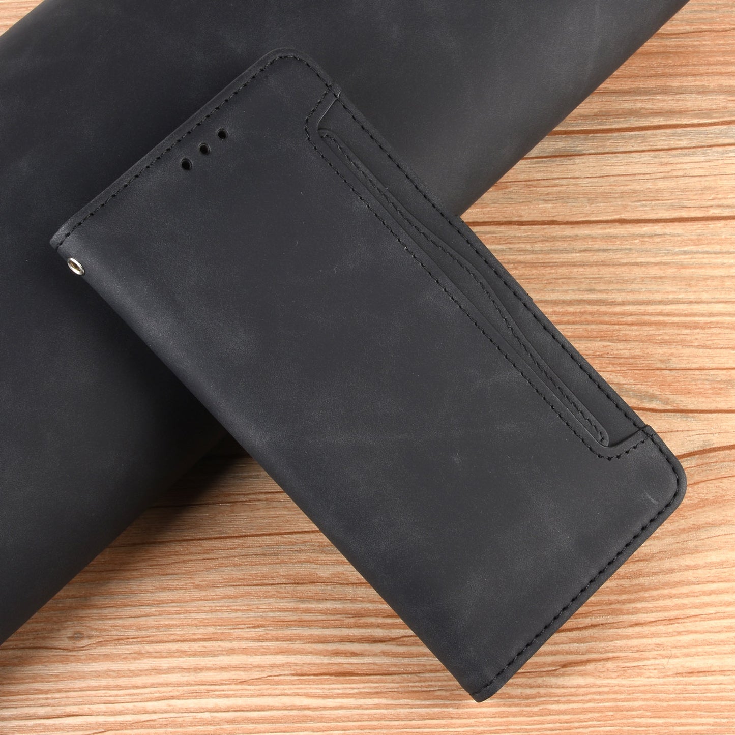 Multiple Card Slots Leather Cell Phone Protective Case with Stand and Wallet for iPhone 13 Pro Max 6.7 inch