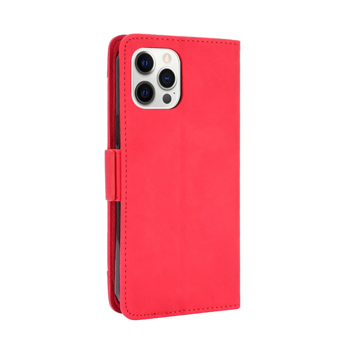 Multiple Card Slots Leather Cell Phone Protective Case with Stand and Wallet for iPhone 13 Pro Max 6.7 inch