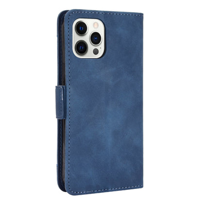 Magnetic Clasp Multiple Card Slot Leather Phone Cover with Stand for iPhone 13 Pro 6.1 inch