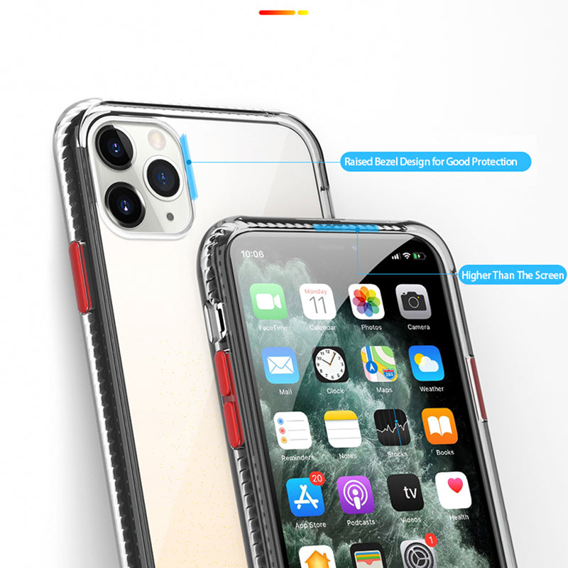 Marble Pattern Back Protector Shell TPU + Acrylic Combo Case for iPhone 13 Pro Max 6.7 inch