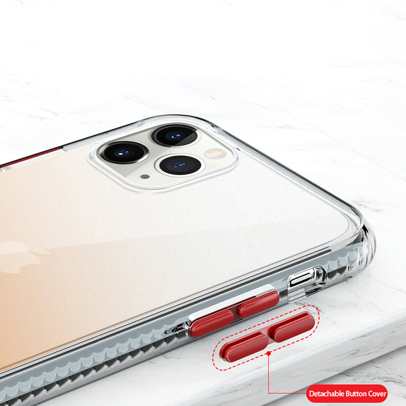 Marble Pattern Back Protector Shell TPU + Acrylic Combo Case for iPhone 13 Pro Max 6.7 inch