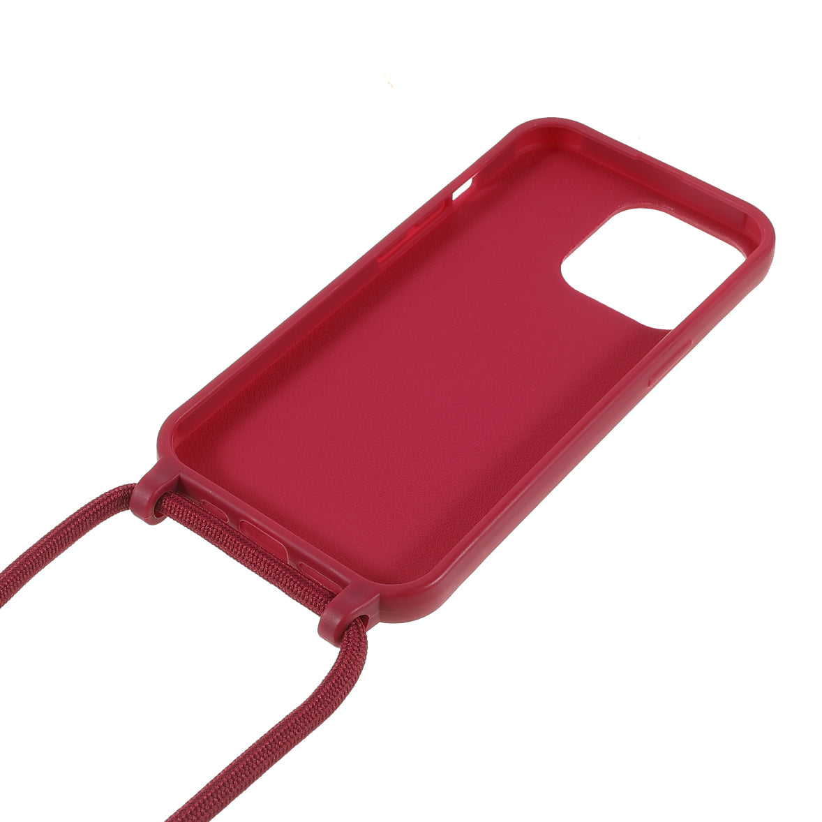 Cell Phone TPU Case Protector with Adjustable Lanyard for iPhone 13 Pro Max 6.7 inch
