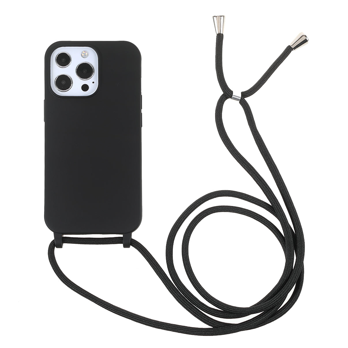 Cell Phone TPU Case Protector with Adjustable Lanyard for iPhone 13 Pro Max 6.7 inch