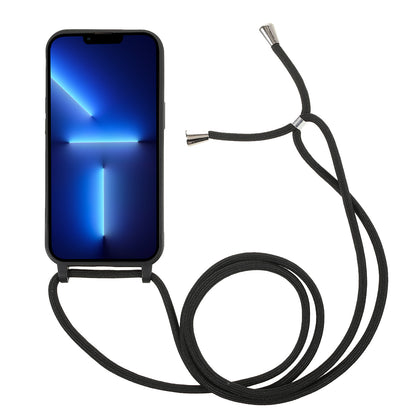 Cell Phone TPU Case Protector with Adjustable Lanyard for iPhone 13 Pro Max 6.7 inch
