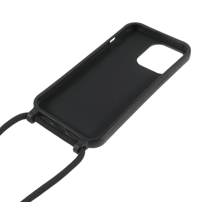 Cell Phone TPU Case Protector with Adjustable Lanyard for iPhone 13 Pro Max 6.7 inch