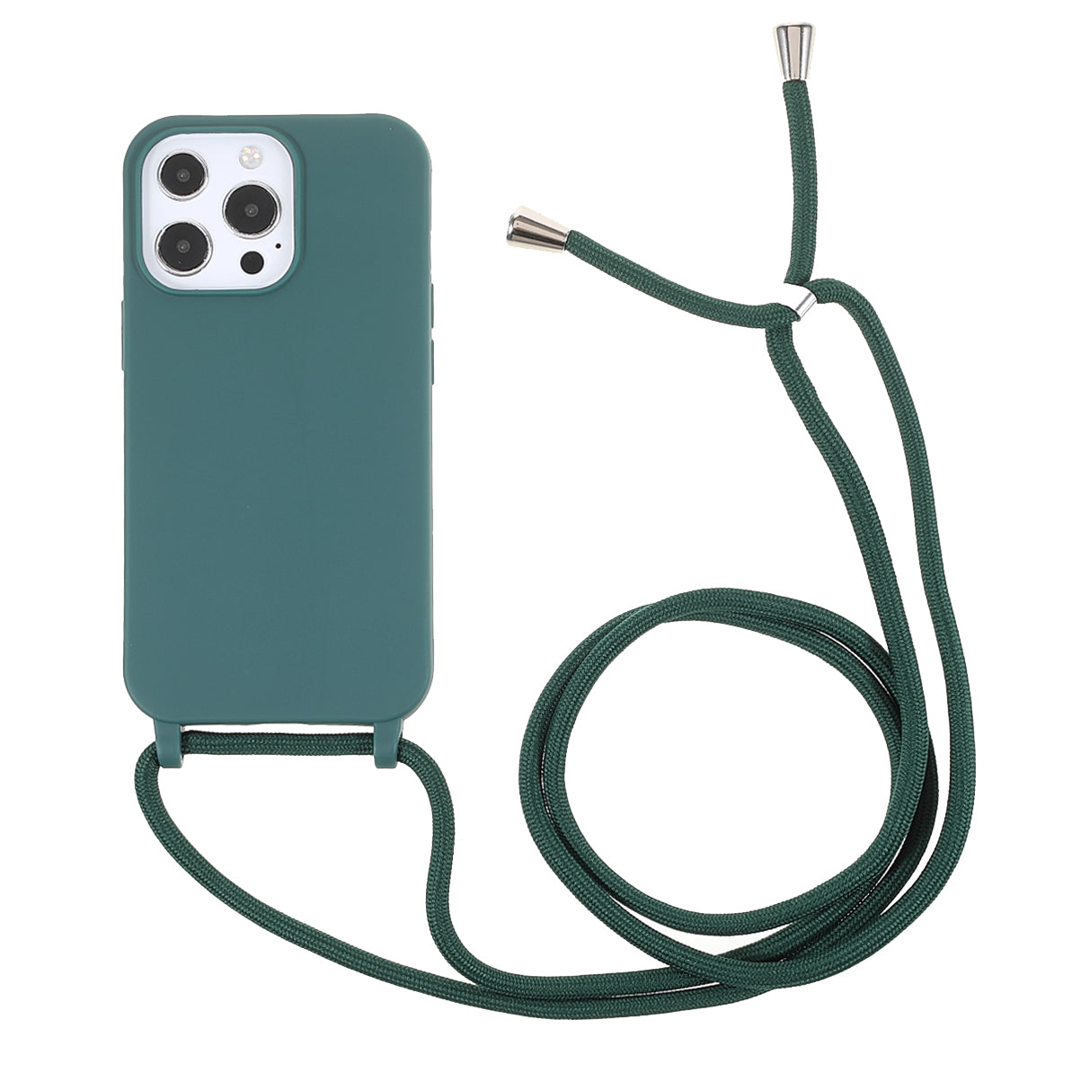 Cell Phone TPU Case Protector with Adjustable Lanyard for iPhone 13 Pro Max 6.7 inch