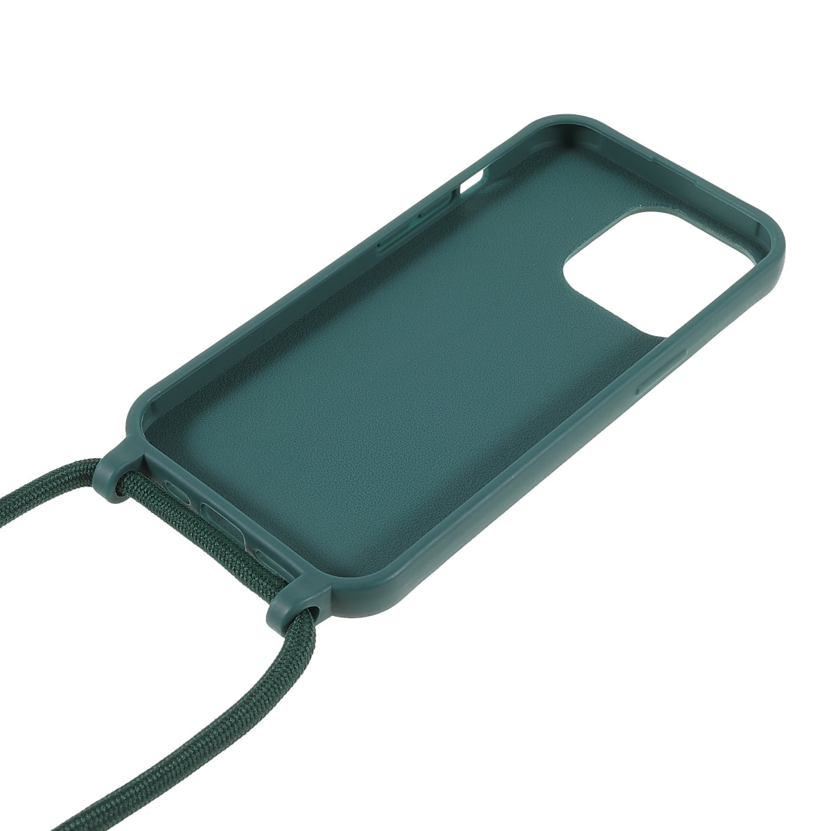 Cell Phone TPU Case Protector with Adjustable Lanyard for iPhone 13 Pro Max 6.7 inch