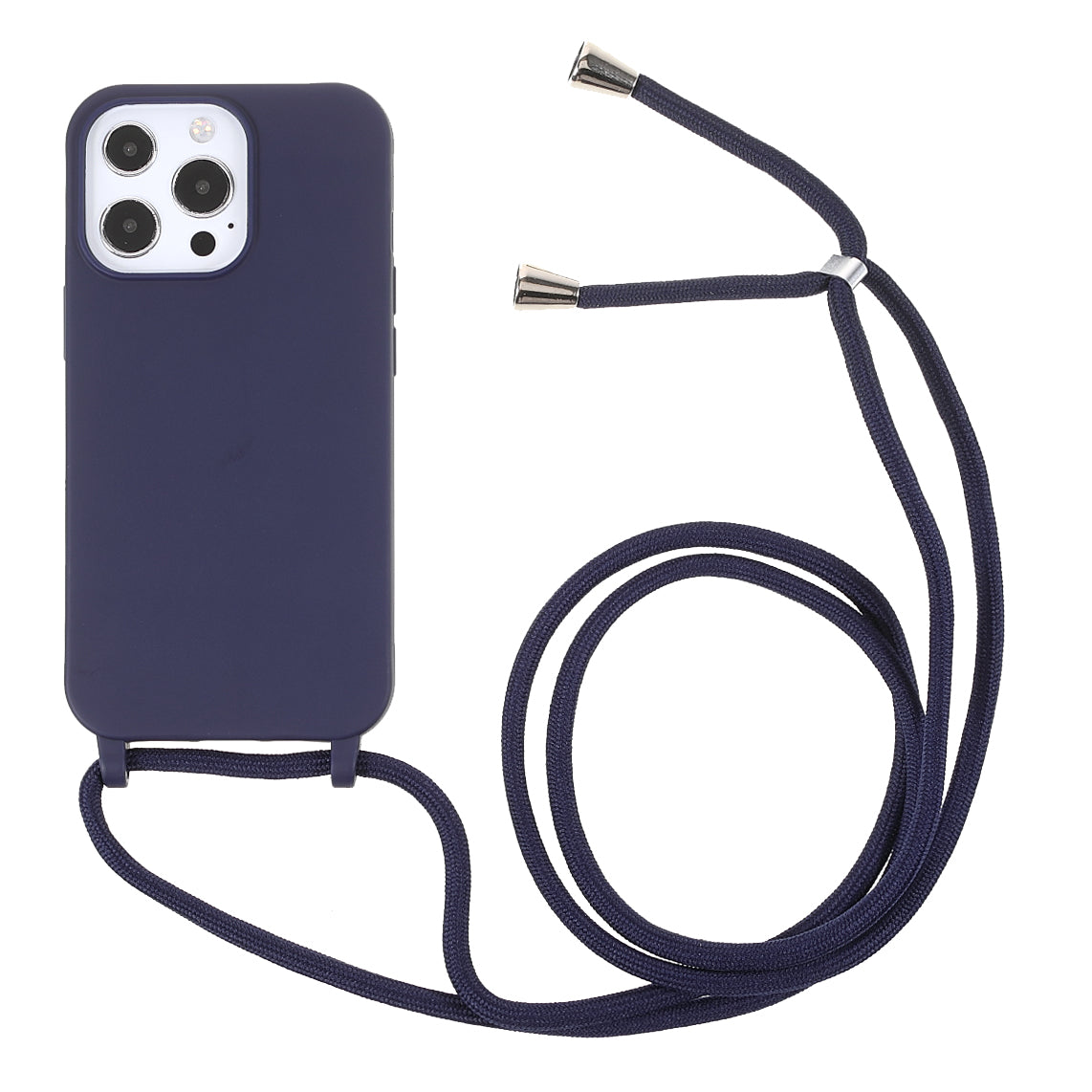Cell Phone TPU Case Protector with Adjustable Lanyard for iPhone 13 Pro Max 6.7 inch