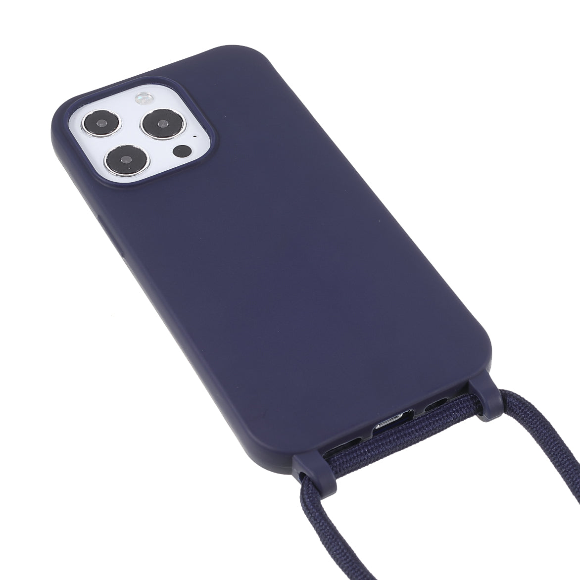Cell Phone TPU Case Protector with Adjustable Lanyard for iPhone 13 Pro Max 6.7 inch