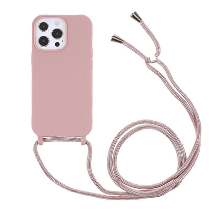 Cell Phone TPU Case Protector with Adjustable Lanyard for iPhone 13 Pro Max 6.7 inch