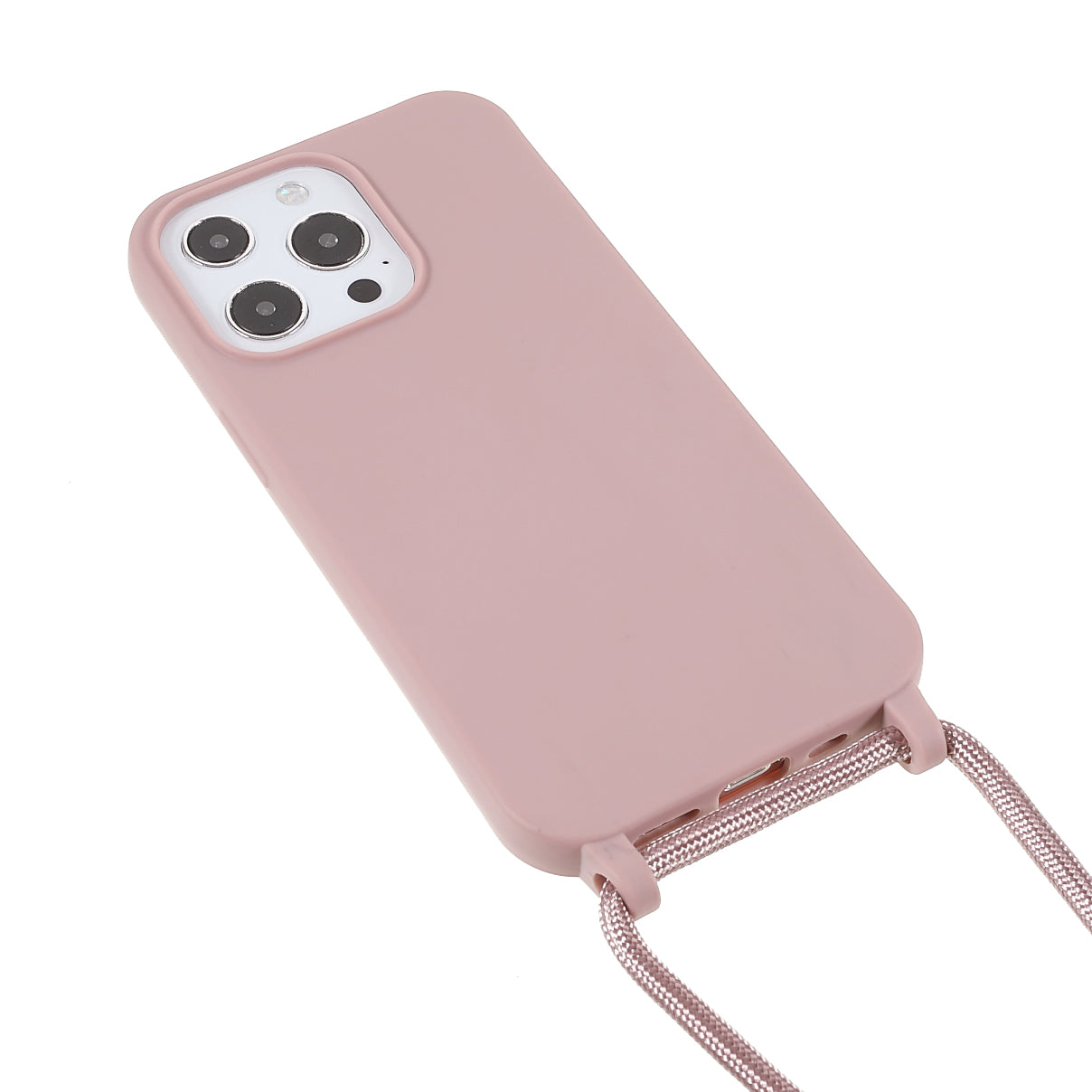 Cell Phone TPU Case Protector with Adjustable Lanyard for iPhone 13 Pro Max 6.7 inch