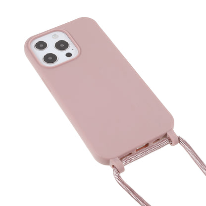Cell Phone TPU Case Protector with Adjustable Lanyard for iPhone 13 Pro Max 6.7 inch