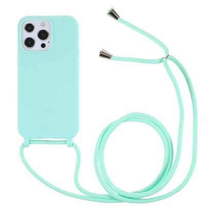 Cell Phone TPU Case Protector with Adjustable Lanyard for iPhone 13 Pro Max 6.7 inch