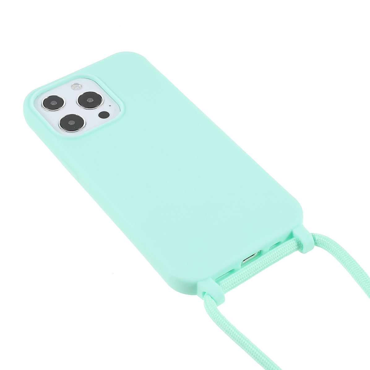 Cell Phone TPU Case Protector with Adjustable Lanyard for iPhone 13 Pro Max 6.7 inch