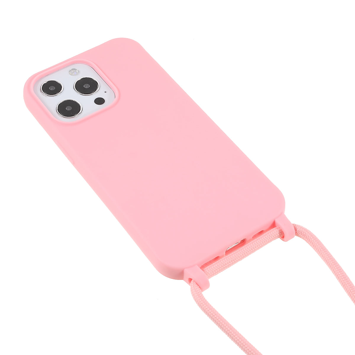 Cell Phone TPU Case Protector with Adjustable Lanyard for iPhone 13 Pro Max 6.7 inch