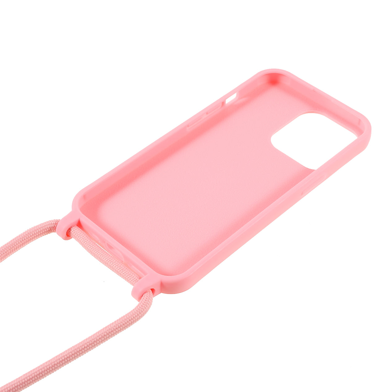 Cell Phone TPU Case Protector with Adjustable Lanyard for iPhone 13 Pro Max 6.7 inch