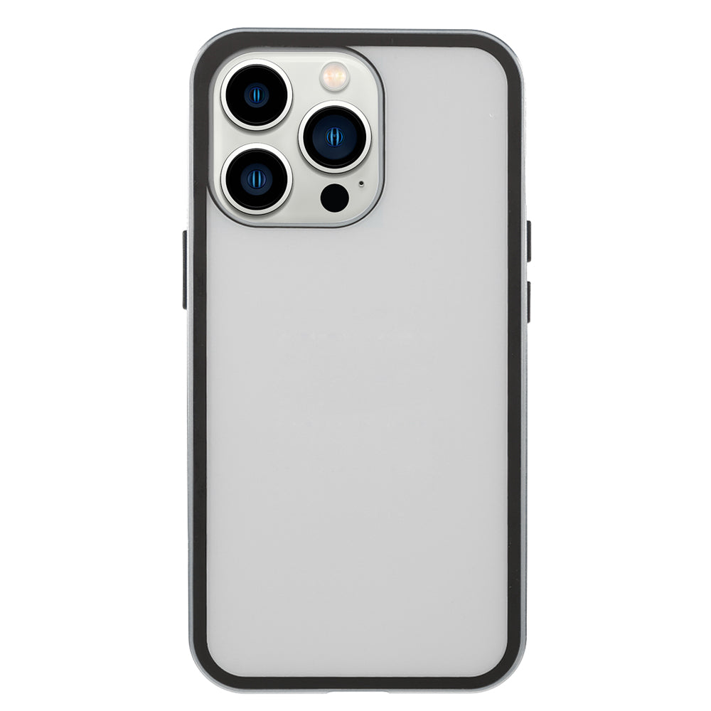 Metal Frame + Double-sided Tempered Glass Full Coverage Magnetic Absorption Phone Shell Case for iPhone 13 Pro Max 6.7 inch