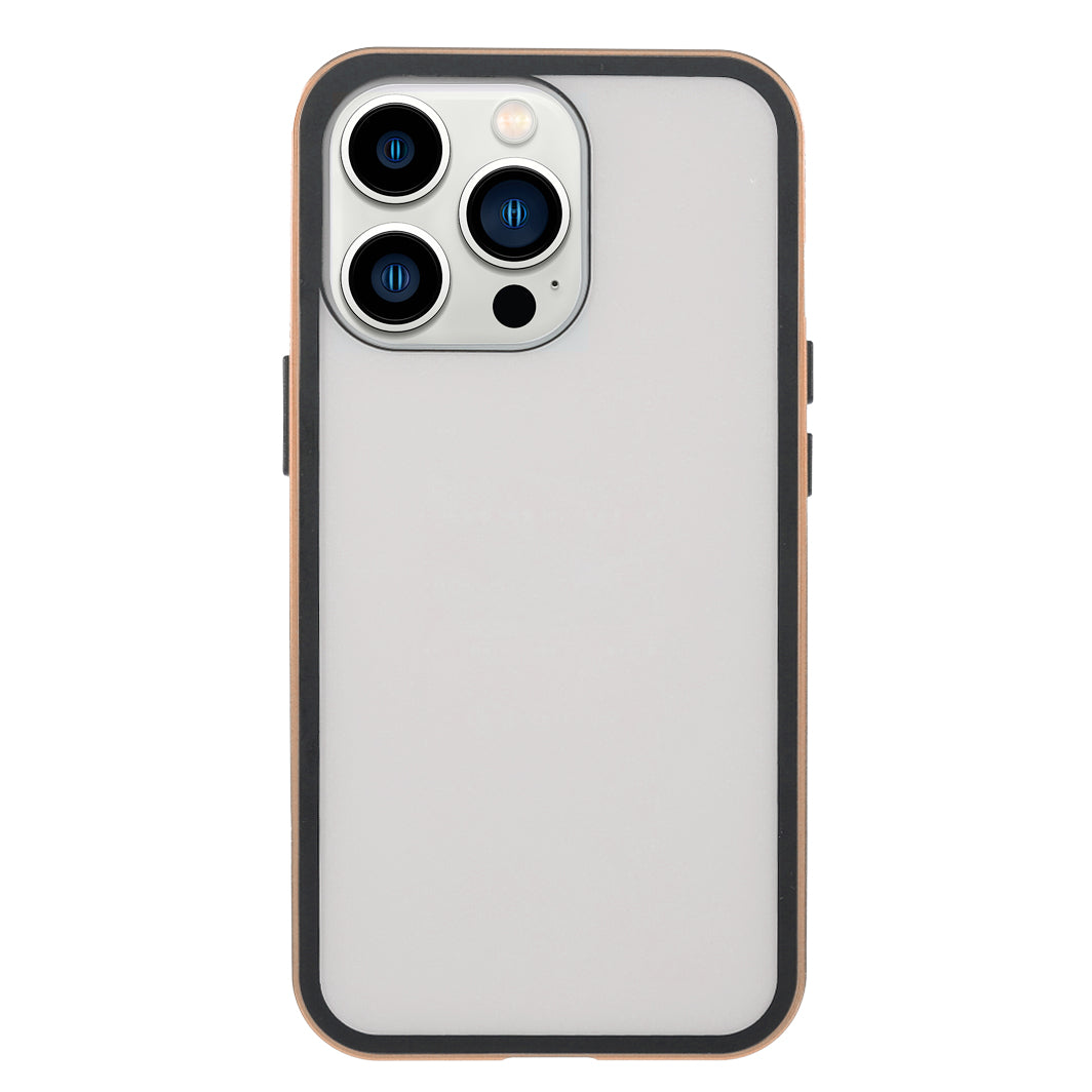 Metal Frame + Double-sided Tempered Glass Full Coverage Magnetic Absorption Phone Shell Case for iPhone 13 Pro Max 6.7 inch