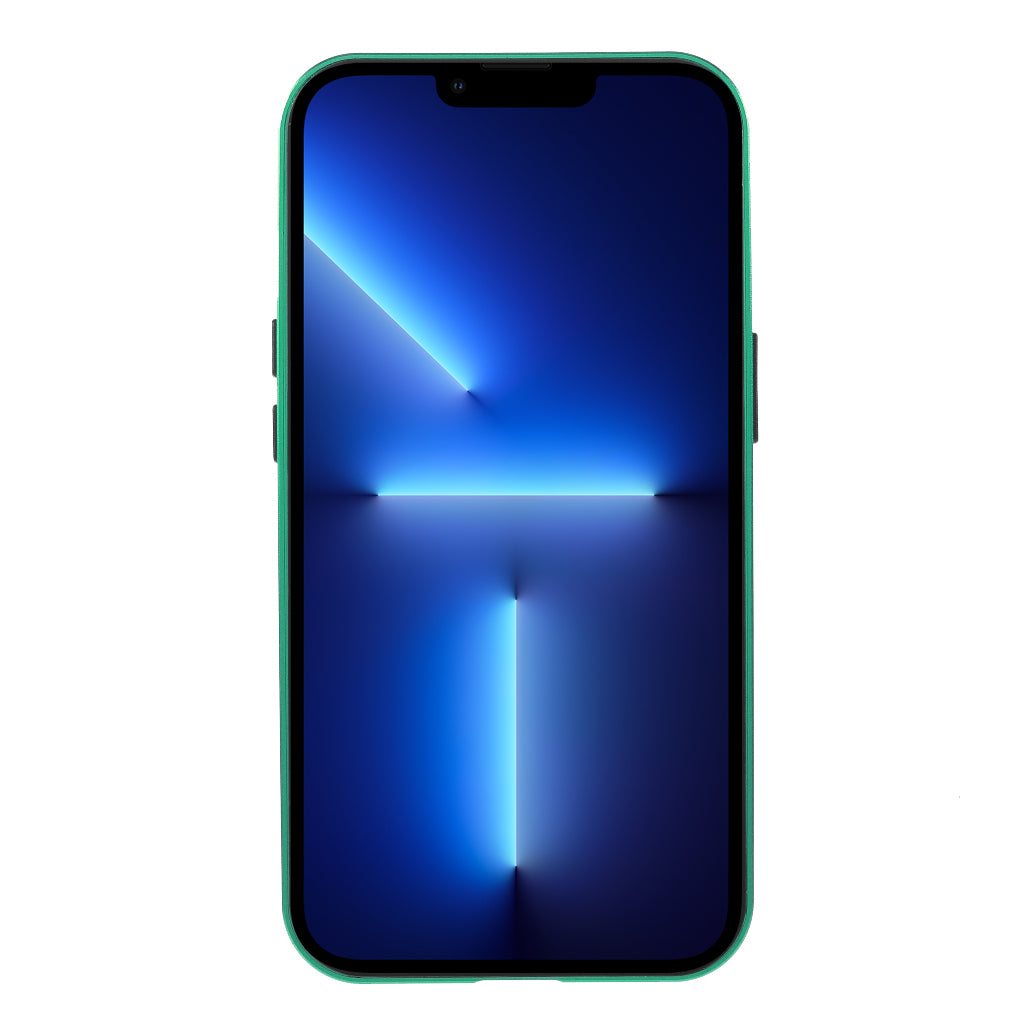 Metal Frame + Double-sided Tempered Glass Full Coverage Magnetic Absorption Phone Shell Case for iPhone 13 Pro Max 6.7 inch