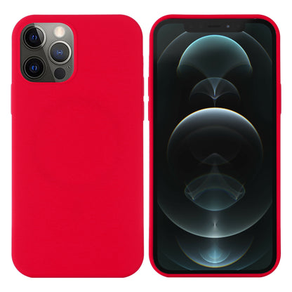 Compatible with MagSafe Liquid Silicone Magnetic Absorption Phone Shell Cellphone Protection Case for iPhone 13 Pro Max 6.7 inch