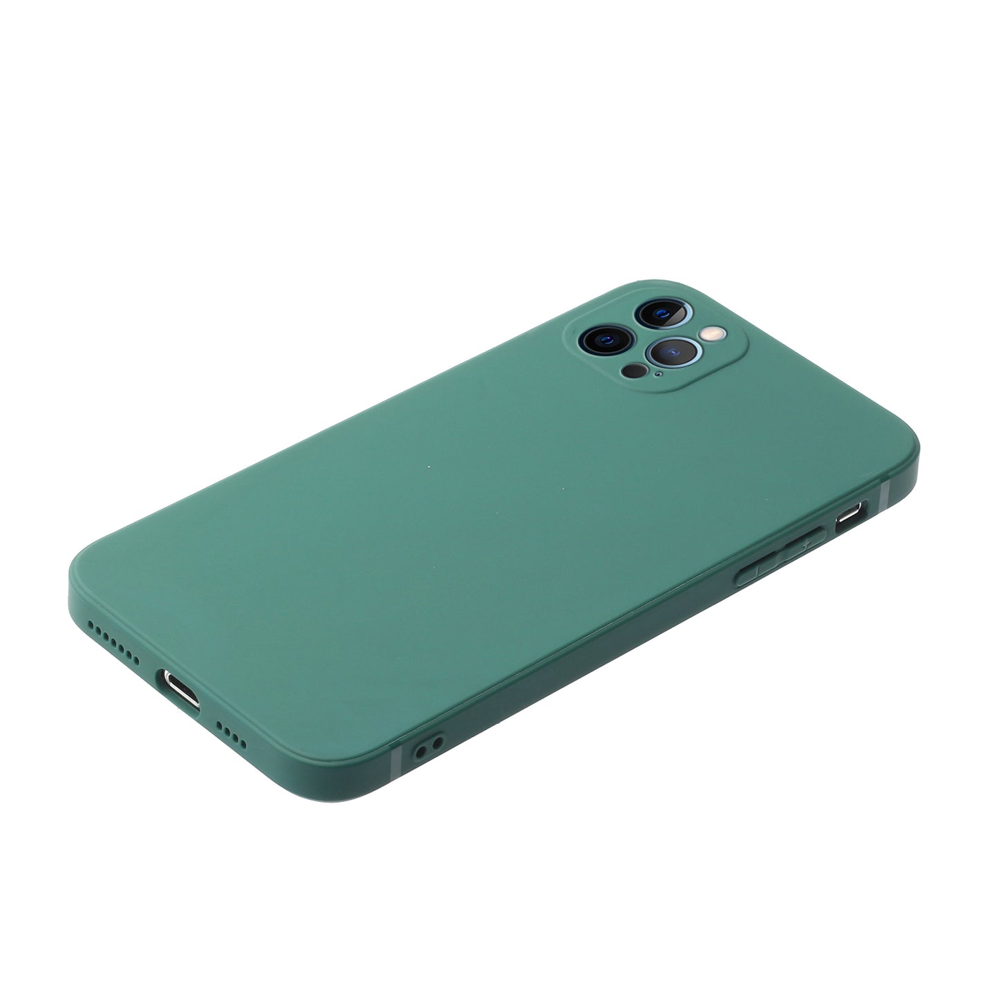 Slim Precise Cutout Ultra Soft TPU Straight Edge Shockproof Protective Case for iPhone 13 Pro Max 6.7 inch