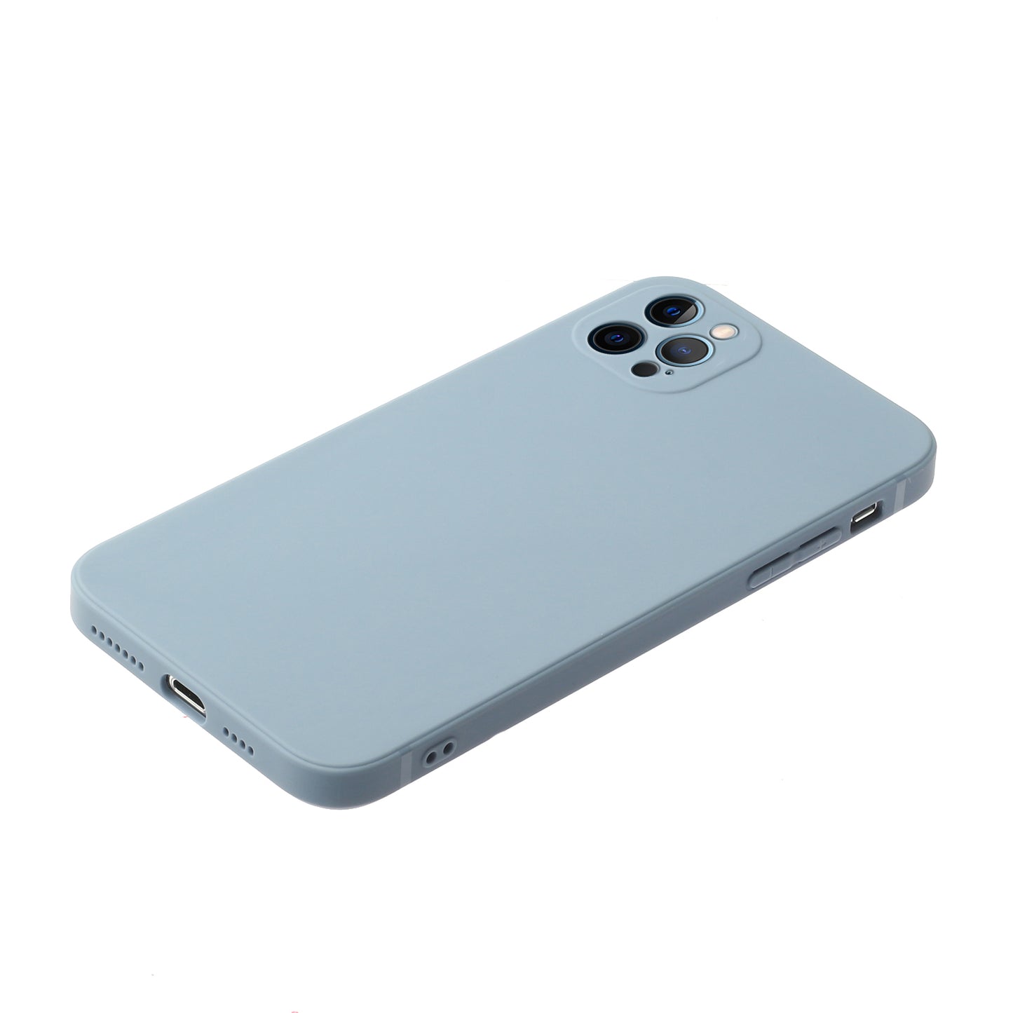Slim Precise Cutout Ultra Soft TPU Straight Edge Shockproof Protective Case for iPhone 13 Pro Max 6.7 inch