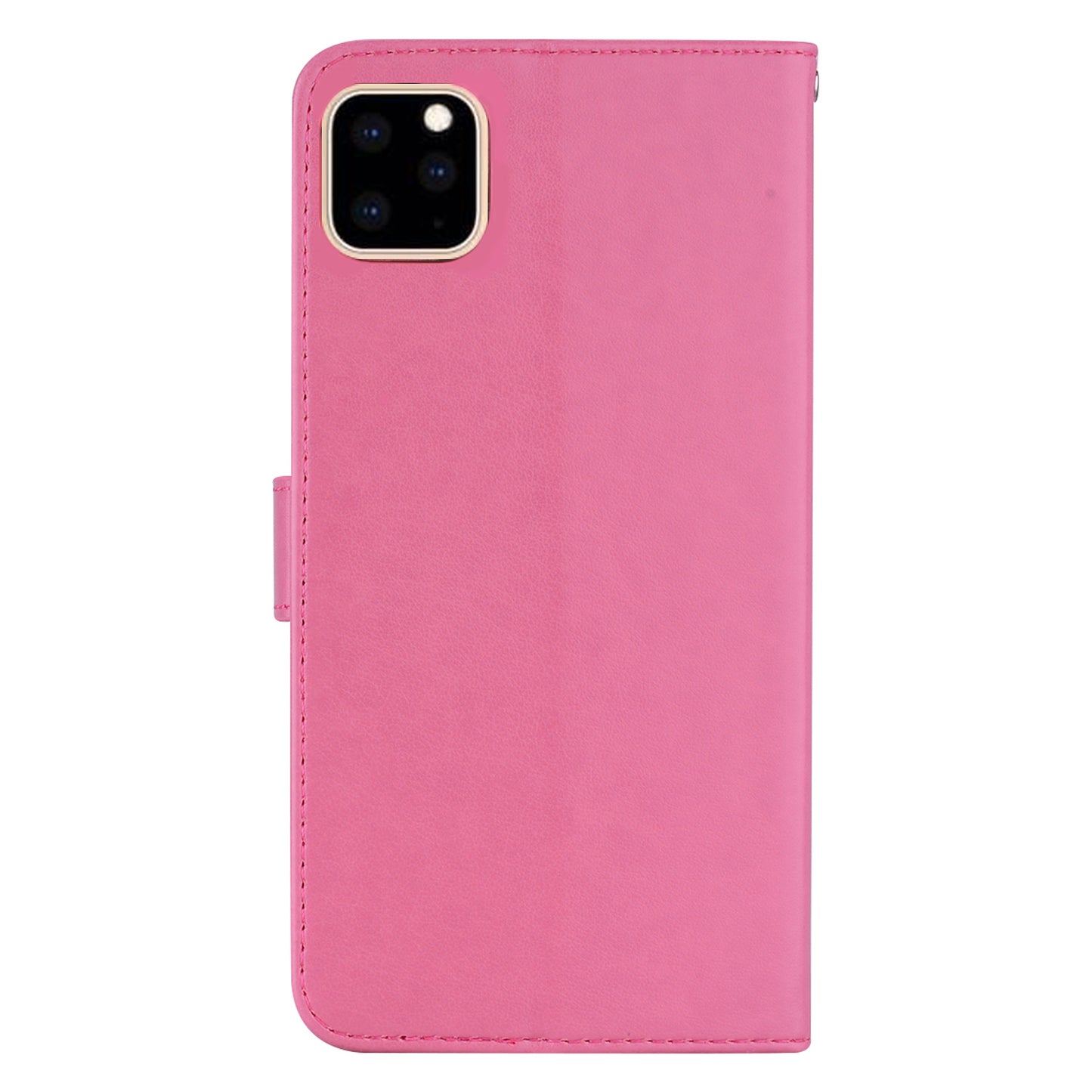 Rhinestone Decor Wallet Stand Leather Case Shell with Imprinted Owl Pattern for iPhone 13 6.1 inch