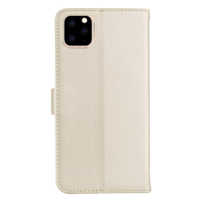 Rhinestone Decor Wallet Stand Leather Case Shell with Imprinted Owl Pattern for iPhone 13 6.1 inch