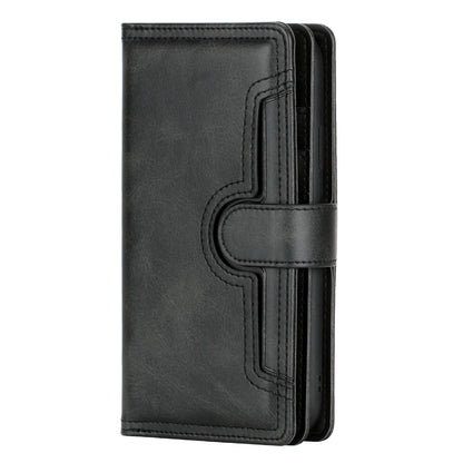 Full Protection Split Leather Phone Shell Case with Multiple Card Slots for iPhone 13 Pro 6.1 inch