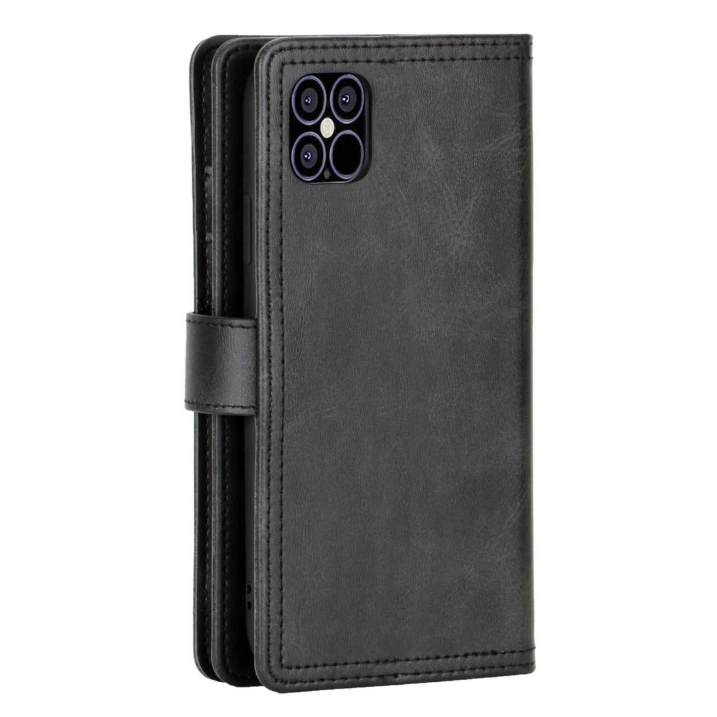 Full Protection Split Leather Phone Shell Case with Multiple Card Slots for iPhone 13 Pro 6.1 inch