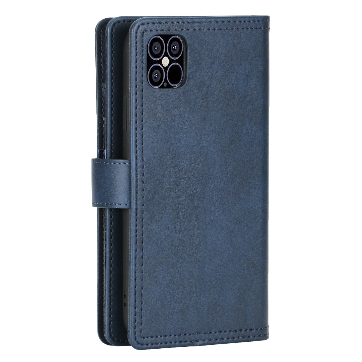 Full Protection Split Leather Phone Shell Case with Multiple Card Slots for iPhone 13 Pro 6.1 inch