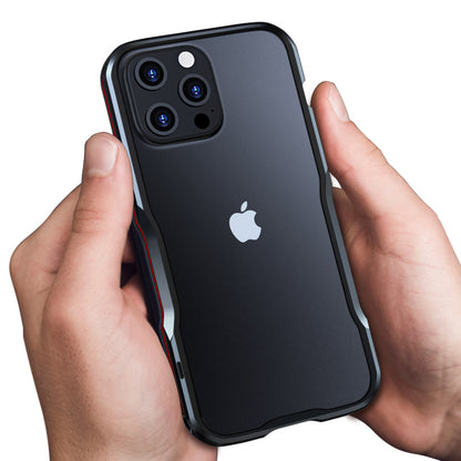 LUPHIE Drop Protection Ultra Thin Aluminum Metal Bumper Cover for iPhone 13 Pro 6.1 inch