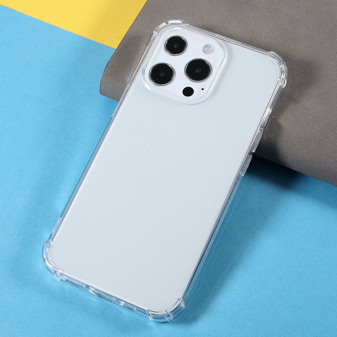 Scratch-Resistant Four Corners Cushioned Transparent TPU Phone Cover Shell for iPhone 13 Pro 6.1 inch