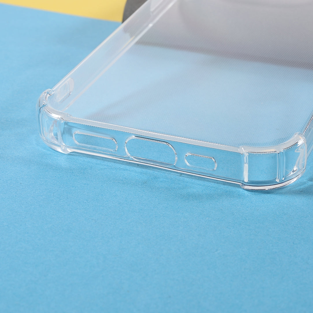 Scratch-Resistant Four Corners Cushioned Transparent TPU Phone Cover Shell for iPhone 13 Pro 6.1 inch