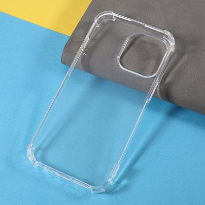 Scratch-Resistant Four Corners Cushioned Transparent TPU Phone Cover Shell for iPhone 13 Pro 6.1 inch