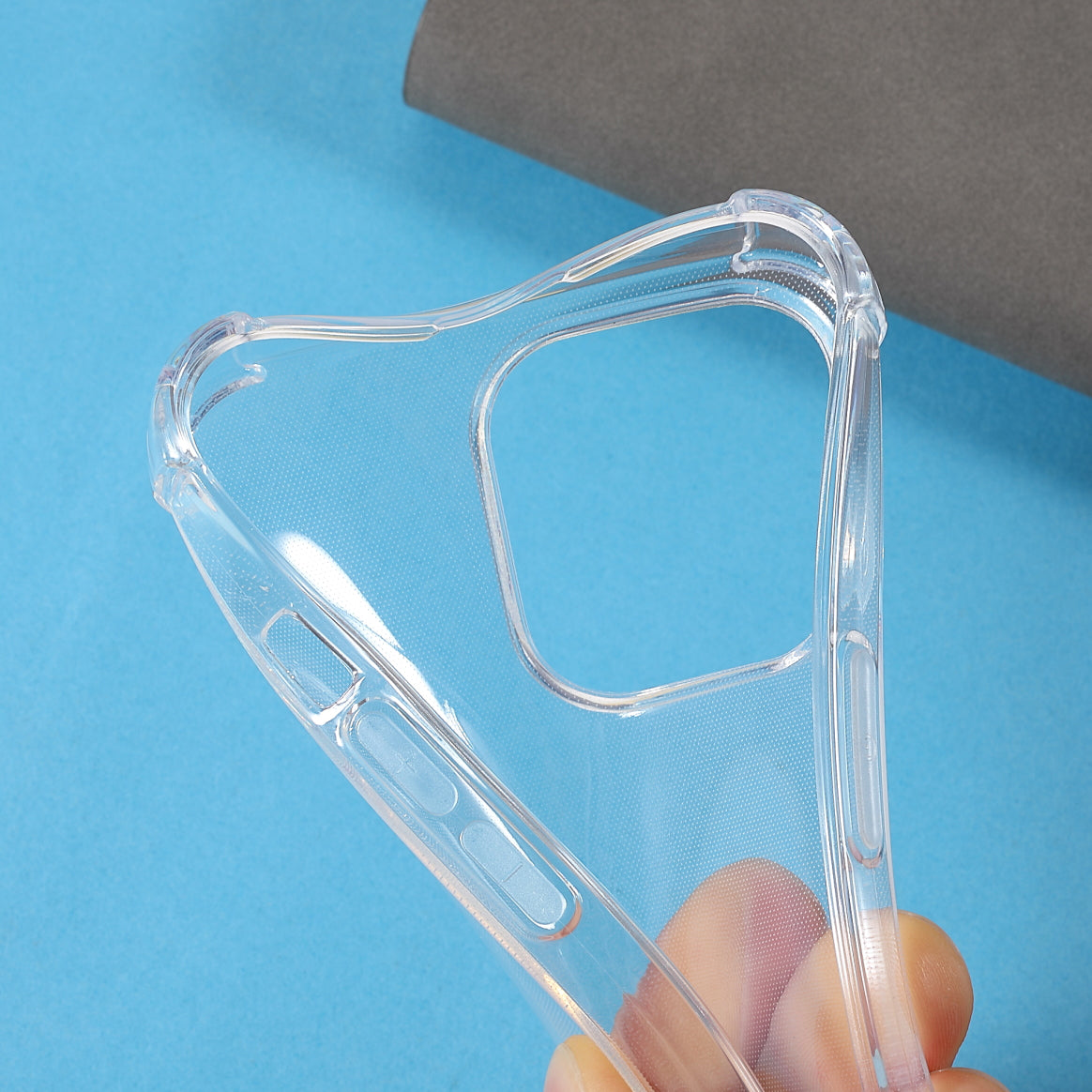 Scratch-Resistant Four Corners Cushioned Transparent TPU Phone Cover Shell for iPhone 13 Pro 6.1 inch