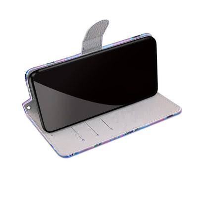Pattern Printing Wallet Stand Leather Case Phone Shell for iPhone 13 Pro 6.1 inch
