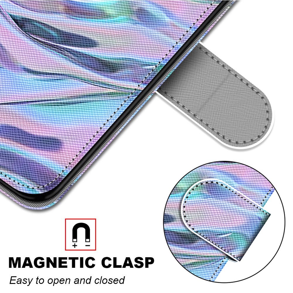 Pattern Printing Wallet Stand Leather Case Phone Shell for iPhone 13 Pro 6.1 inch