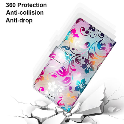 Pattern Printing Wallet Stand Leather Case Phone Shell for iPhone 13 Pro 6.1 inch