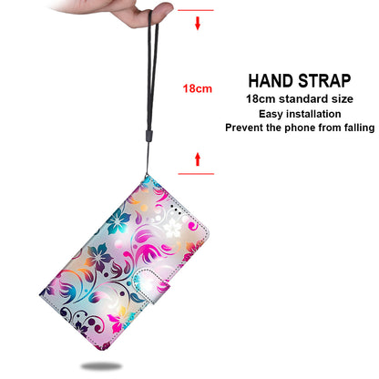 Pattern Printing Wallet Stand Leather Case Phone Shell for iPhone 13 Pro 6.1 inch