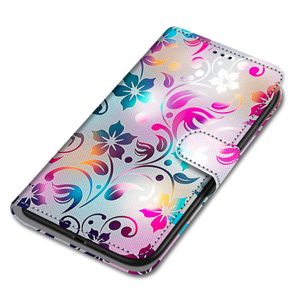 Pattern Printing Wallet Stand Leather Case Phone Shell for iPhone 13 Pro 6.1 inch