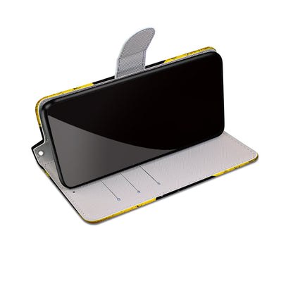 Pattern Printing Wallet Stand Leather Case Phone Shell for iPhone 13 Pro 6.1 inch