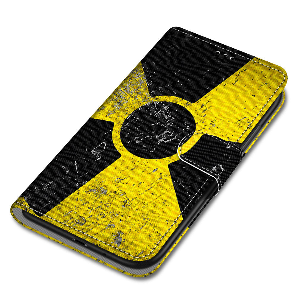 Pattern Printing Wallet Stand Leather Case Phone Shell for iPhone 13 Pro 6.1 inch