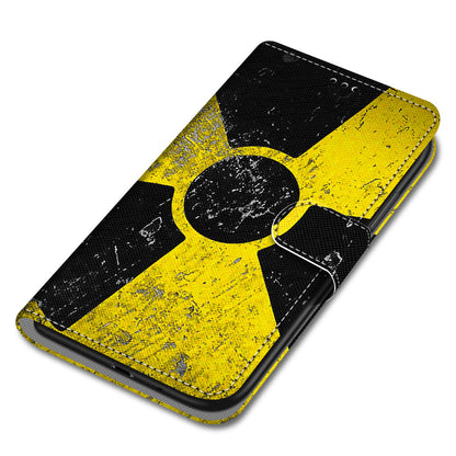 Pattern Printing Wallet Stand Leather Case Phone Shell for iPhone 13 Pro 6.1 inch