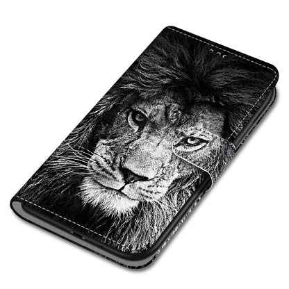 Pattern Printing Wallet Stand Leather Case Phone Shell for iPhone 13 Pro 6.1 inch