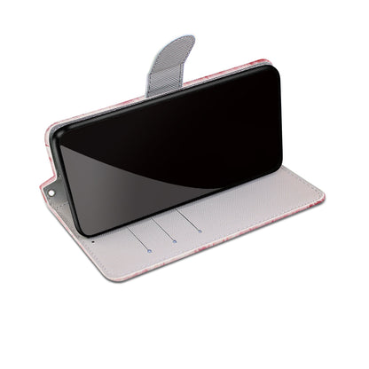 Pattern Printing Wallet Stand Leather Case Phone Shell for iPhone 13 Pro 6.1 inch