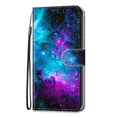 Pattern Printing Wallet Stand Leather Case Phone Shell for iPhone 13 Pro 6.1 inch